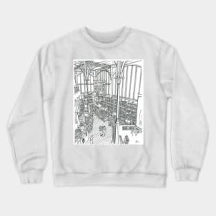 Book Store in Paris Crewneck Sweatshirt